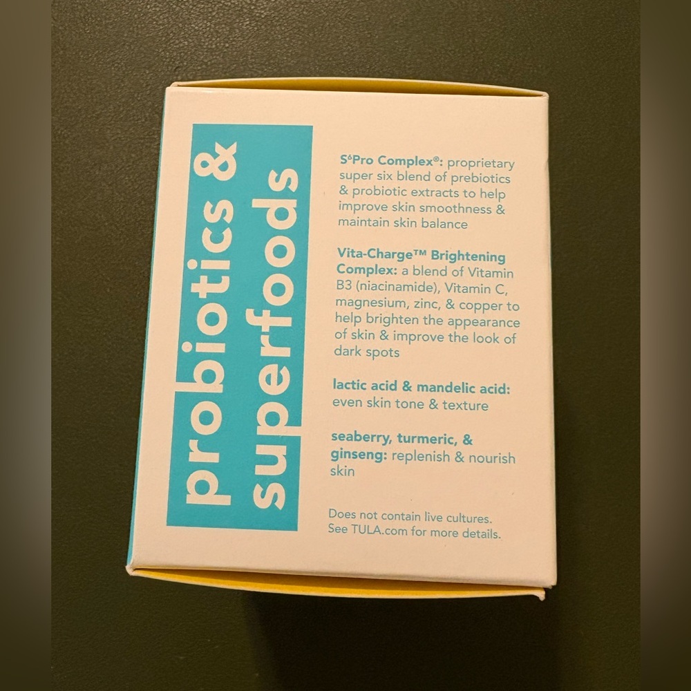 TULA SKINCARE® Bedtime Bright™ Vita-Charge™ Overnight Brightening Treatment NEW - Picture 6 of 11